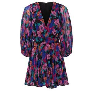 La Maison Talulah Sweet Talk Long Sleeve Mini Dress XS